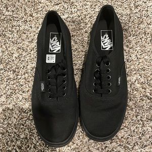 Black Lace Up Vans